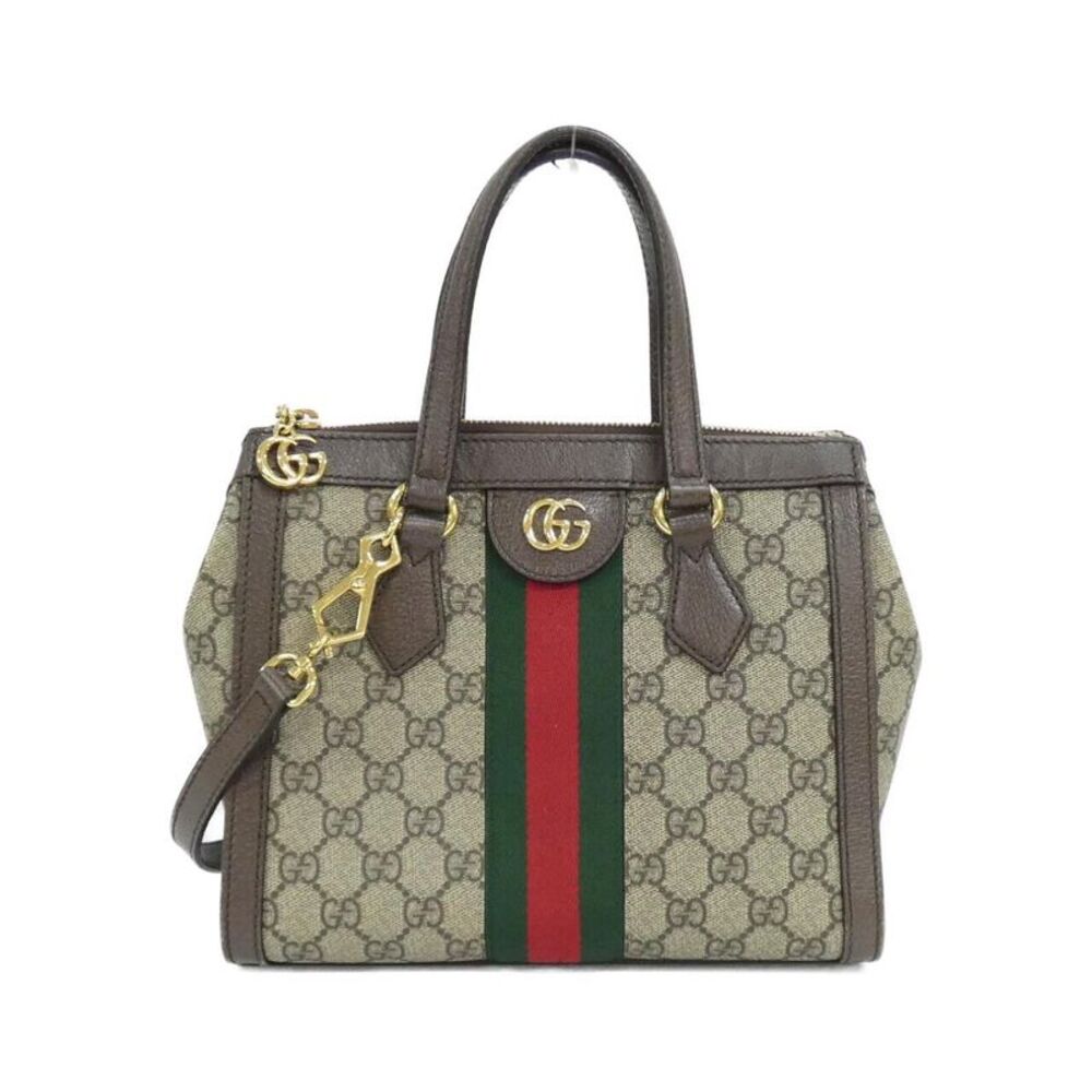 Gucci Ophidia GG Supreme Canvas Leather Shoulder Bag